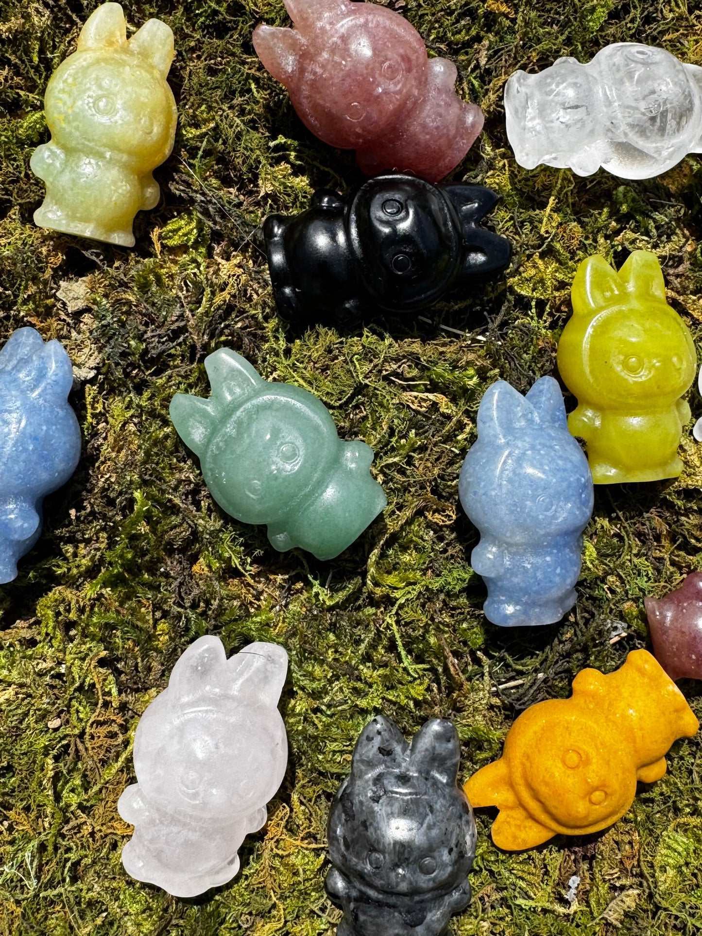 Mixed Material Mini Labubu