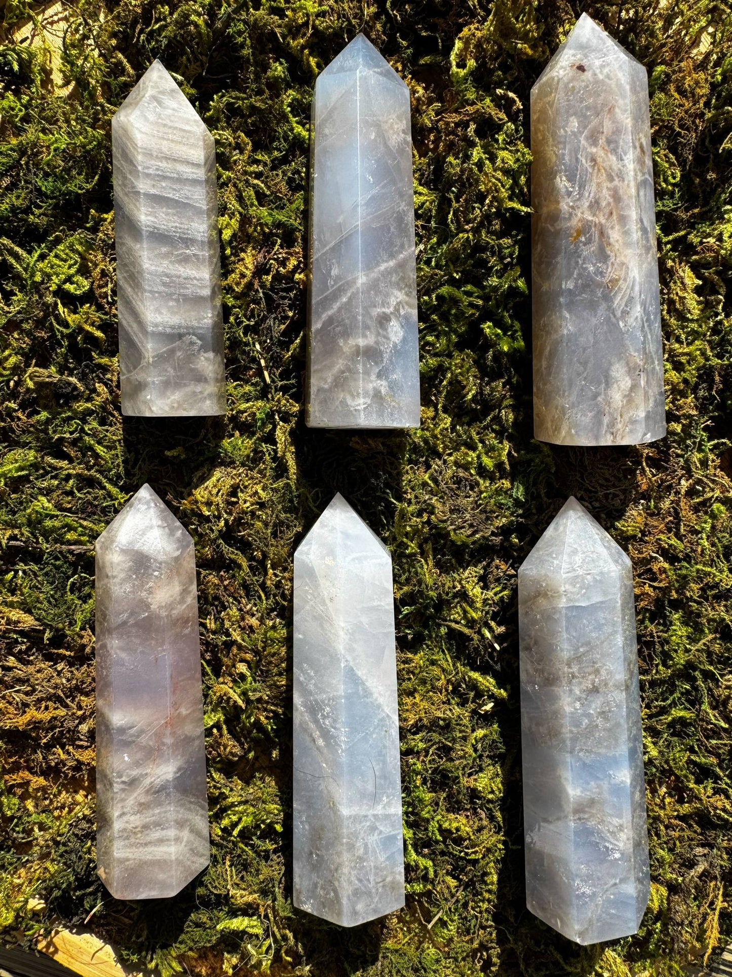 Blue Rose Quartz Towers