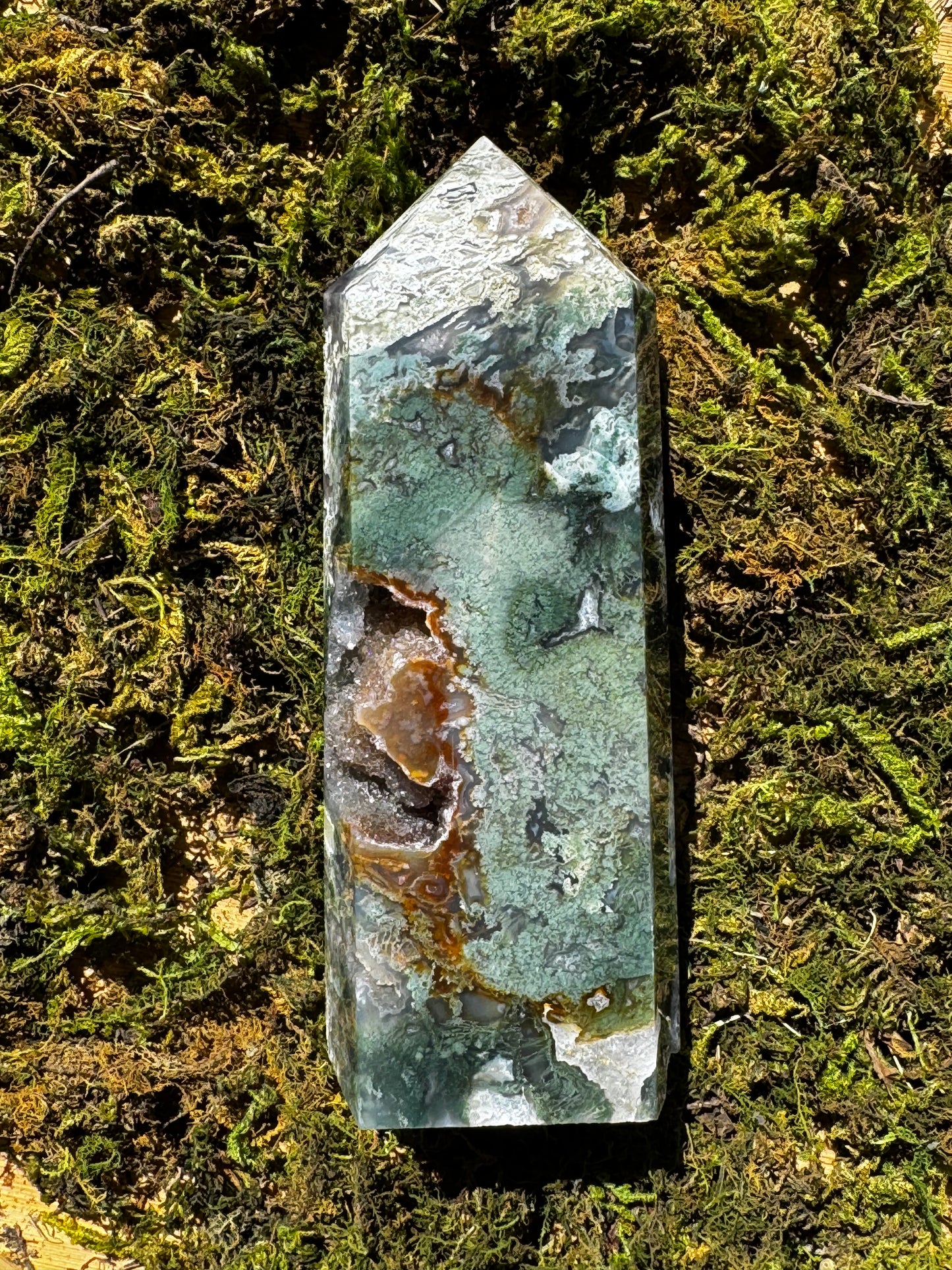 Moss Agate Towers