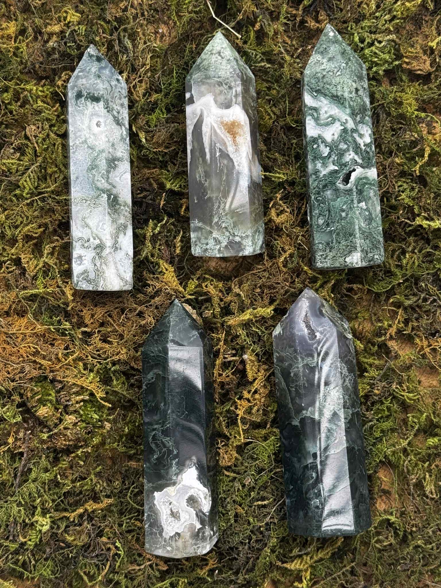 Moss Agate Towers