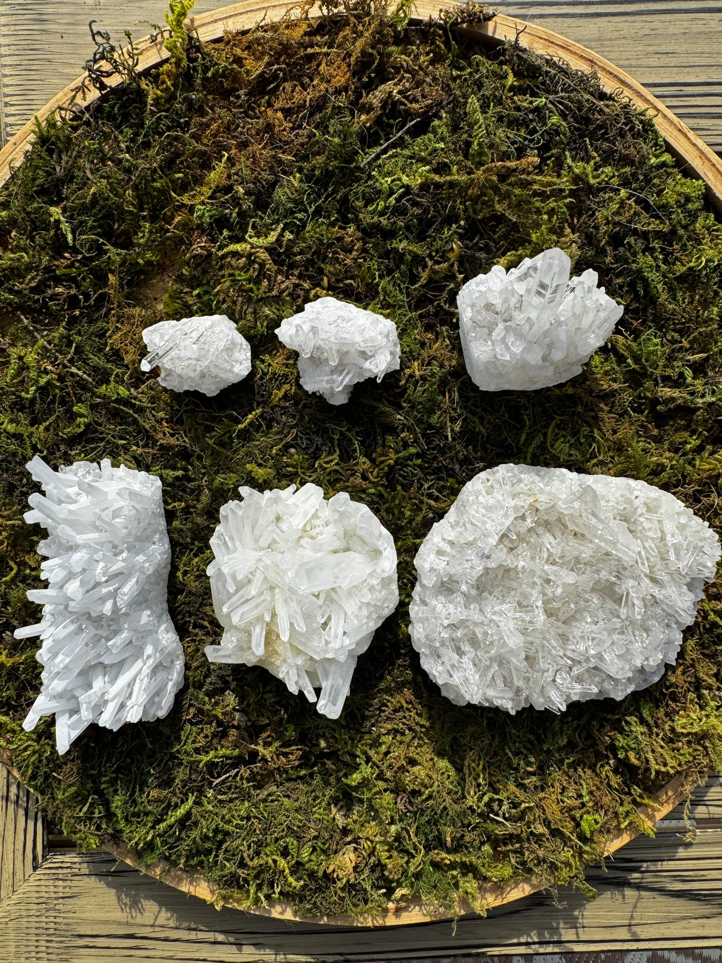 Needle Quartz Clusters